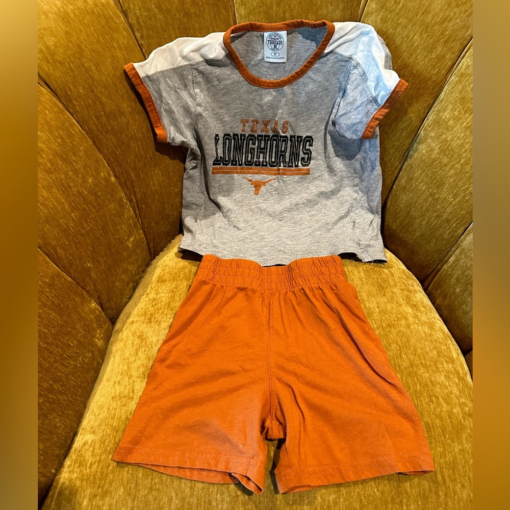 Toddler boys Texas Longhorns t-shirt and shorts set - 4T